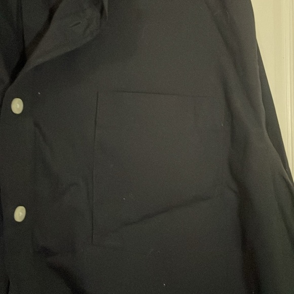 Croft&Barrow Black Button Up Long Sleeve Front Pocket Dress Casual Shirt Sz XXL - Picture 7 of 8